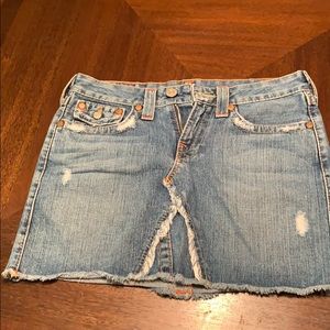 True Religion Jean Skirt